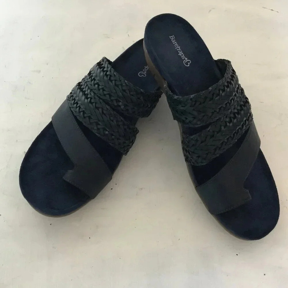 Baretraps JONELLE Women's Sandals Navy Sandals & Flip Flops Slip On SZ 9.5 M - Picture 4 of 9